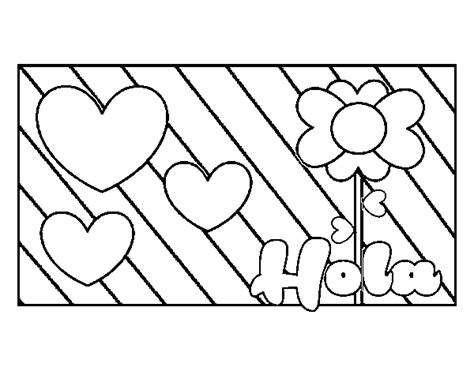 Hola Pages Coloring Pages