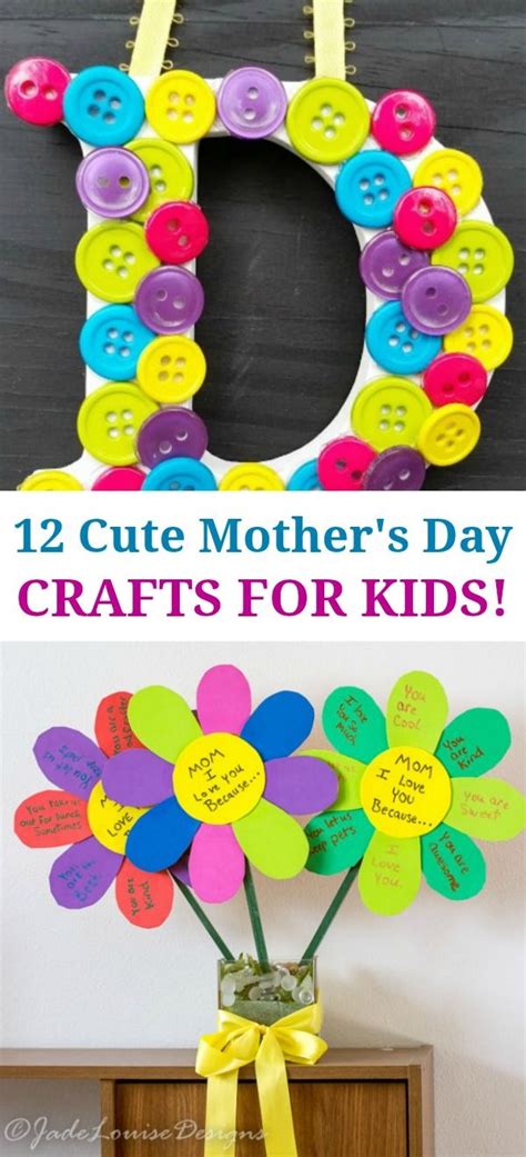 Homemade cute mothers day gift ideas. 12 Super Cute Mother's Day Crafts for Kids - Such Great ...