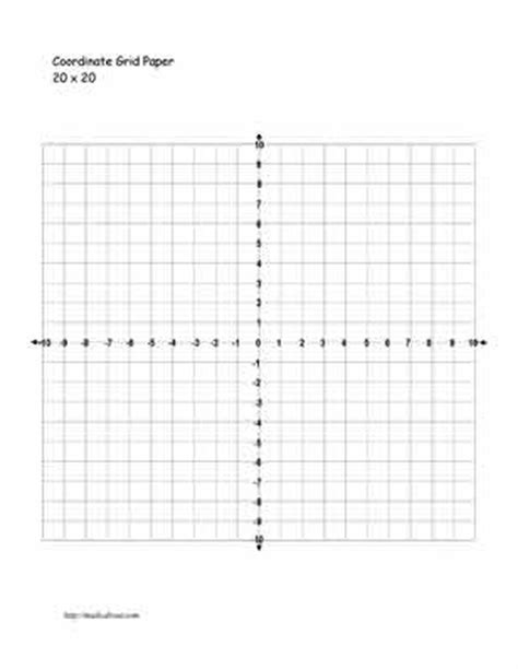 Practice Your Graphing With This Printable 20 X 20 Grid 20 X 20