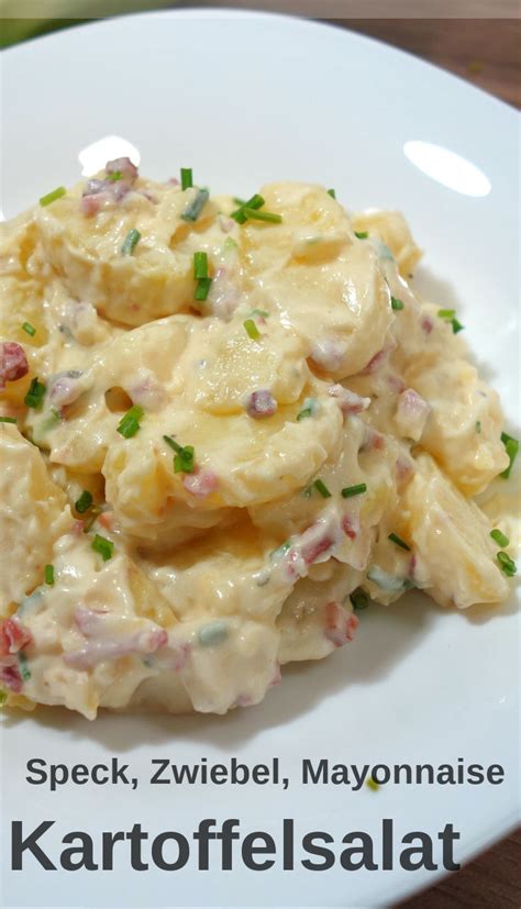 Dieses traditionelle rezept für kartoffelsalat schmeckt aber auch verdammt gut. Kartoffelsalat mit Speck und Mayonnaise, für jeden Anlass ...