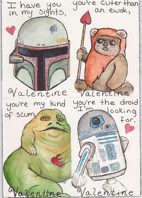 Star Wars Valentines Nerdy Valentines Star Wars Love