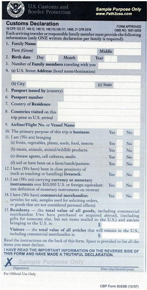 Plastic încordat Bolț Us Customs Declaration Form Izola Nebu Albastru