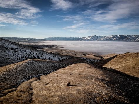 Valley Fog In Western Montana Rdrones