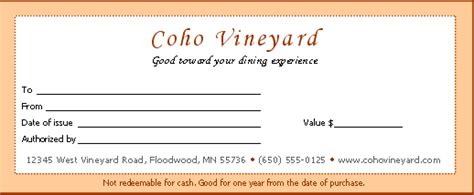 How do i redeem my restaurant.com card? Free Gift Certificate Templates - Microsoft Word Templates