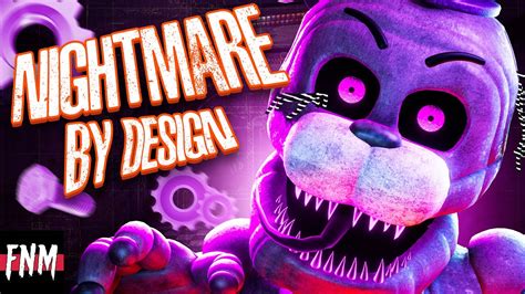 Fnaf Song Nightmare By Design Animated Youtube