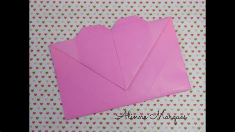 Origami Envelope Coração Youtube