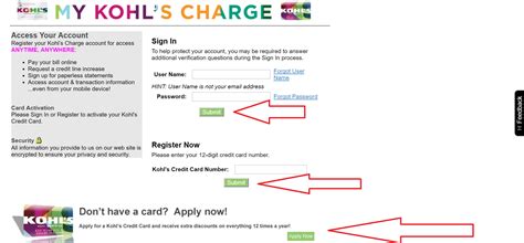 Well, canceled my card for no reason. www.mykohlscharge.com Make a Payment Kohl's Charge Card