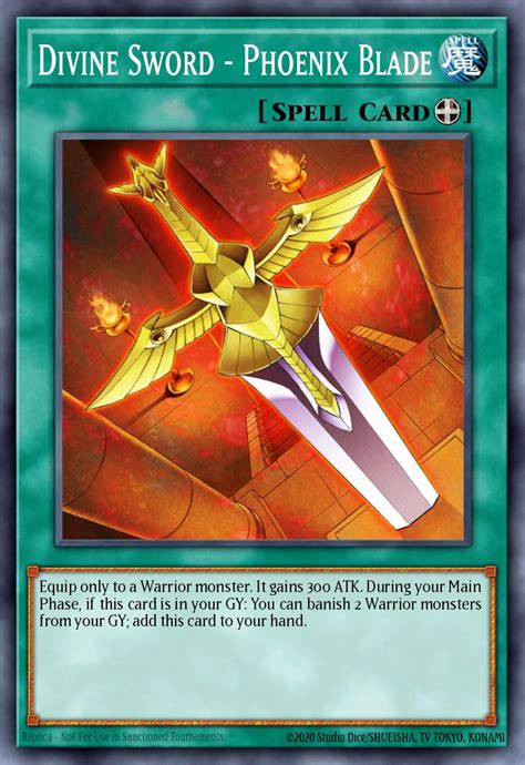 Divine Sword Phoenix Blade Card Information Yu Gi Oh Database