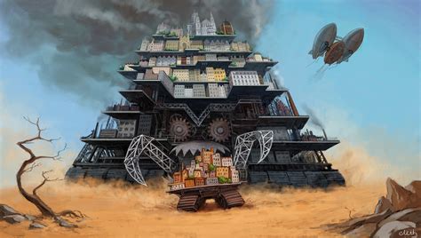 Mortal Engines Chase By Eleth89 On Deviantart
