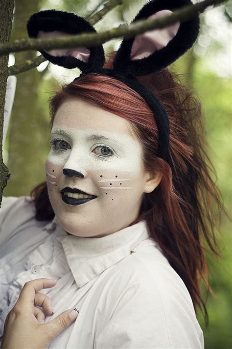 image result for white rabbit makeup white rabbit makeup bunny halloween makeup alice in