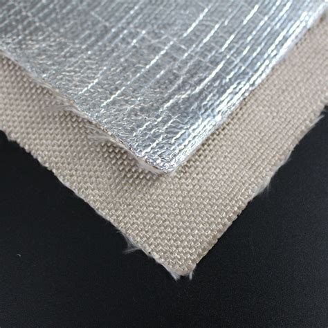 Dimensional Stability Fiberglass Fabric Cloth 18um Aluminum Foil Coated
