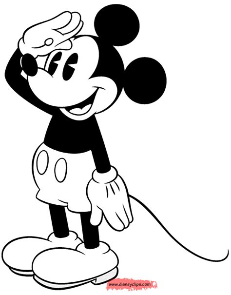 Download or print for free. Classic Mickey Mouse Coloring Pages 2 | Disney's World of Wonders
