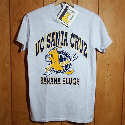 Kayaking, surfing, wine tasting tours, bike tours, day trips. UC Santa Cruz Banana Slugs, new with tag, size... - Depop ...