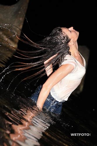260 wetlook with dancing girl in wet jeans skirt and legg… flickr