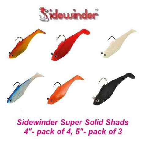 4 5 Sidewinder Holographic Pearl Shads By Db Angling Supplies By Db