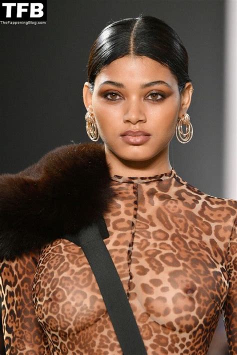 Danielle Herrington Flashes Her Nude Tits At Laquan Smiths Fashion