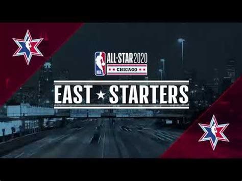 The 2020 East All Star Starters Are Revealed NBA YouTube