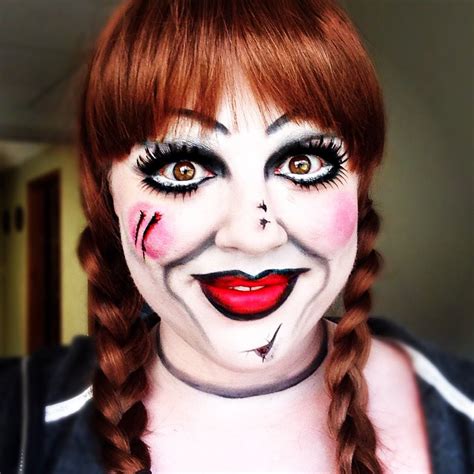 Annabelle Doll Makeup The Conjuring Annabelle Halloween Doll Makeup Annabelle Makeup