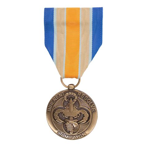 Medal Large Inherent Resolve Campaign Full Size Medals Military