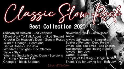 Classic rock albums of 2015. Classic Slow Rock - Best Collection 2020 - YouTube