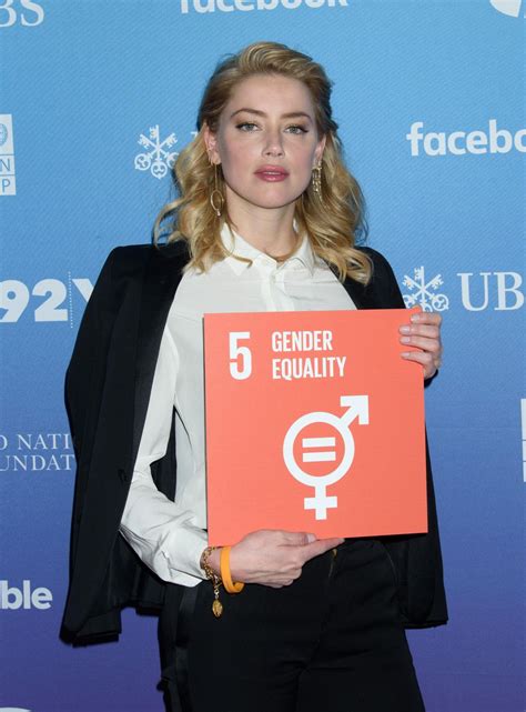 Amber Heard At Social Good Summit In New York 09232018 Hawtcelebs