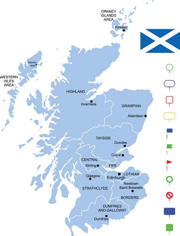 Home page le cartine geografiche d'italia e del. Mappa Di Scozia - Immagini vettoriali stock e altre ...