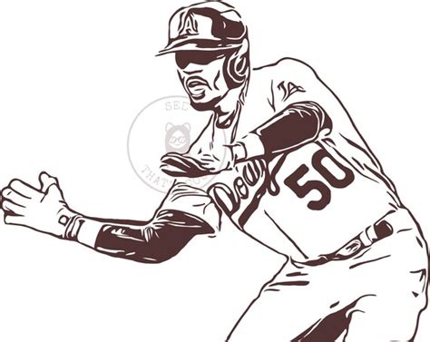NEW Mookie Betts Dodgers SVG Cut File JPG File - Etsy