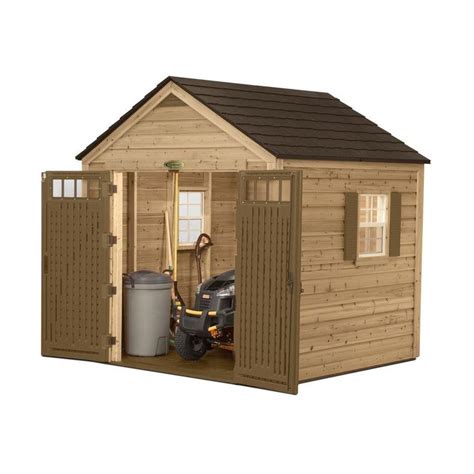 All products from storage sheds home depot category are shipped worldwide with no additional fees. Suncast 8 ft. x 8 ft. Cedar and Resin Hybrid Storage Shed ...