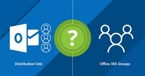 Microsoft 365 Office 365 Groups Vs Distribution Lists