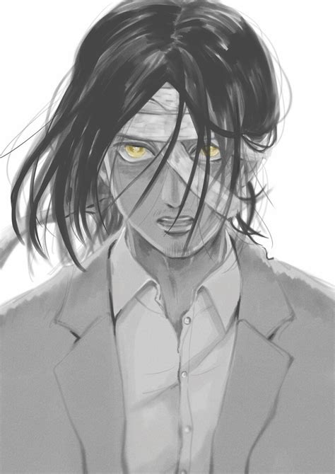 He saw his own mother get eaten by a titan when he was only a child. Eren Jaeger (Eren Yeager) - Attack on Titan - Image #2228536 - Zerochan Anime Image Board