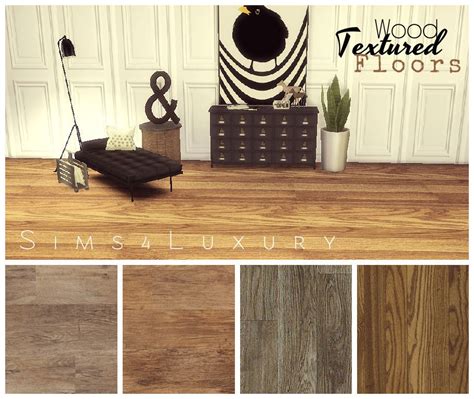 Wood Textured Floors Set 1 Sims 4 Cc Furniture Living Rooms Flooring