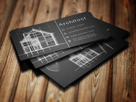 Business Card For Architect Techmix