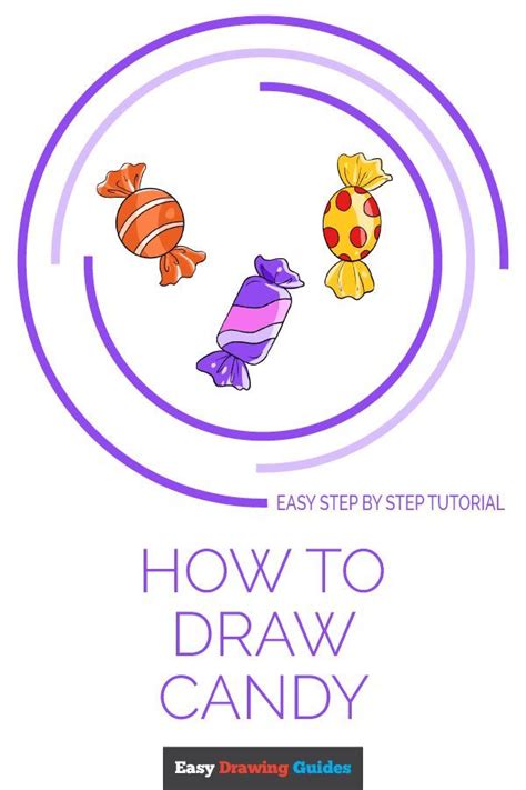 How To Draw Candy Really Easy Drawing Tutorial Drawing Tutorial