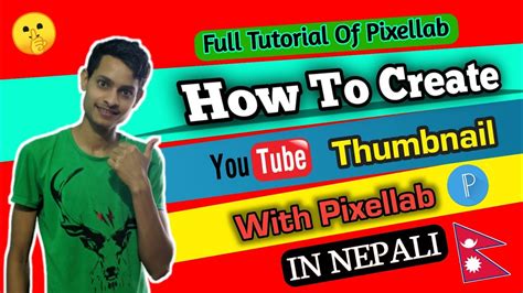 How To Make YouTube Thumbnail In Pixellab YouTube