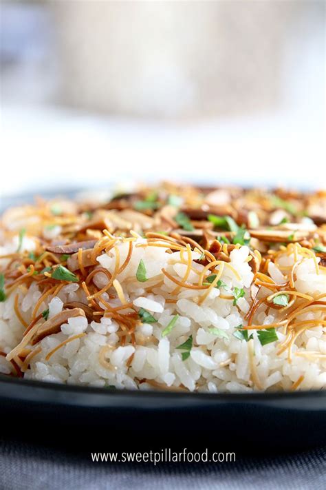 Simple Arabic Rice With Vermicelli Take Boring White Rice To The Next