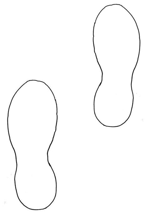 Foot Outline Clip Art Library