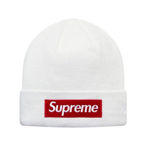 Supreme New Era Box Logo Beanie 320 Sek Liked On Polyvore Featuring Accessories Hats Supreme