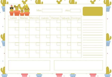 Calendario A4 Horizontal Descargar Gratis Calendarios Mensuales