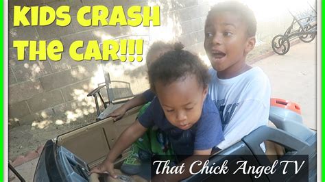 Kid Crashes Car That Chick Angel Tv Youtube