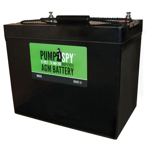 What type of battery is everstart marine? PumpSpy 12 VDC 75 Ah Deep Cycle AGM Battery-PS1275 - The ...