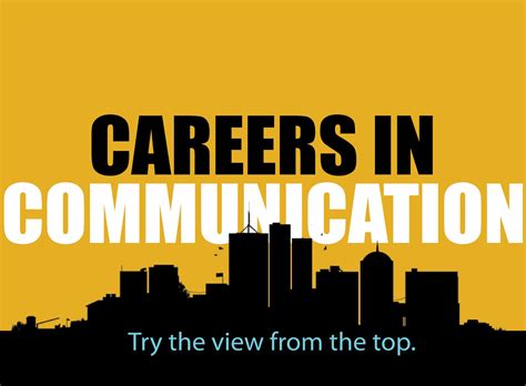 Communication Careers In Communications