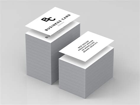 Custom cards, made your way. Free Business Card Mockup - High Quality on Behance