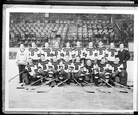 Boston Bruins Team Picture 1932 33 By Boston Public Library Via