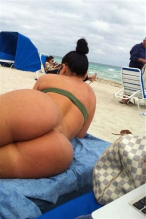 Naked Butt On Nude Beach
