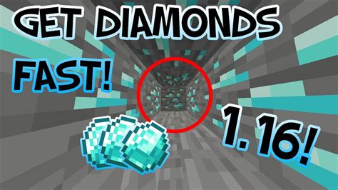 How To Find Diamonds Fast In Minecraft 116 Up To Date Version