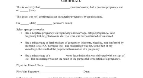 Miscarriage Discharge Paper Pdf Form Formspal