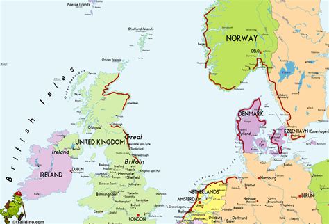 29 Map Of North Sea Maps Database Source