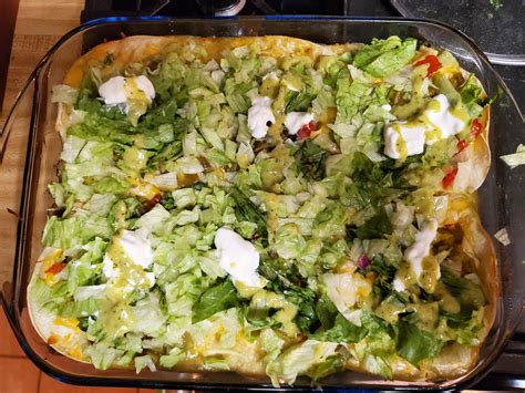 Homemade Stacked Enchiladas New Mexico Style Rfood
