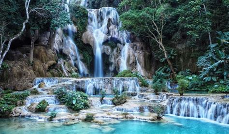 The Secret Pool Of Kuang Si Waterfall