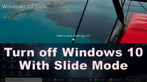 Slide To Shutdown Your Pc Windows 10 Turn Off With Slide Mode Trick